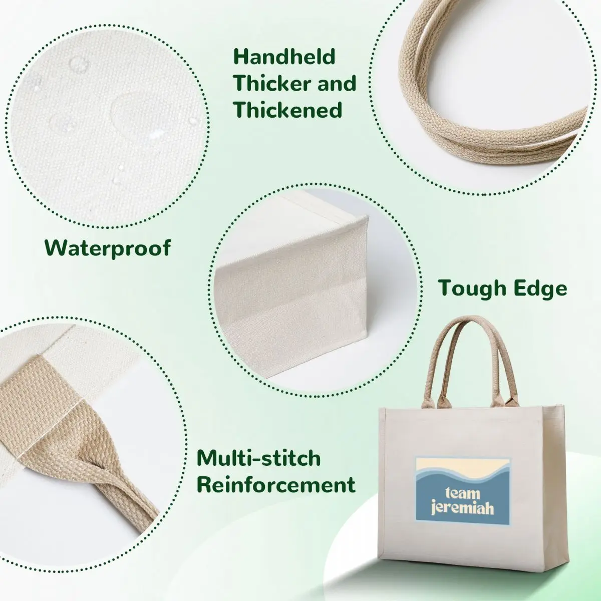 Team Jeremiah Tote Bag bags for women Women bags tote bag university shopper bags for women