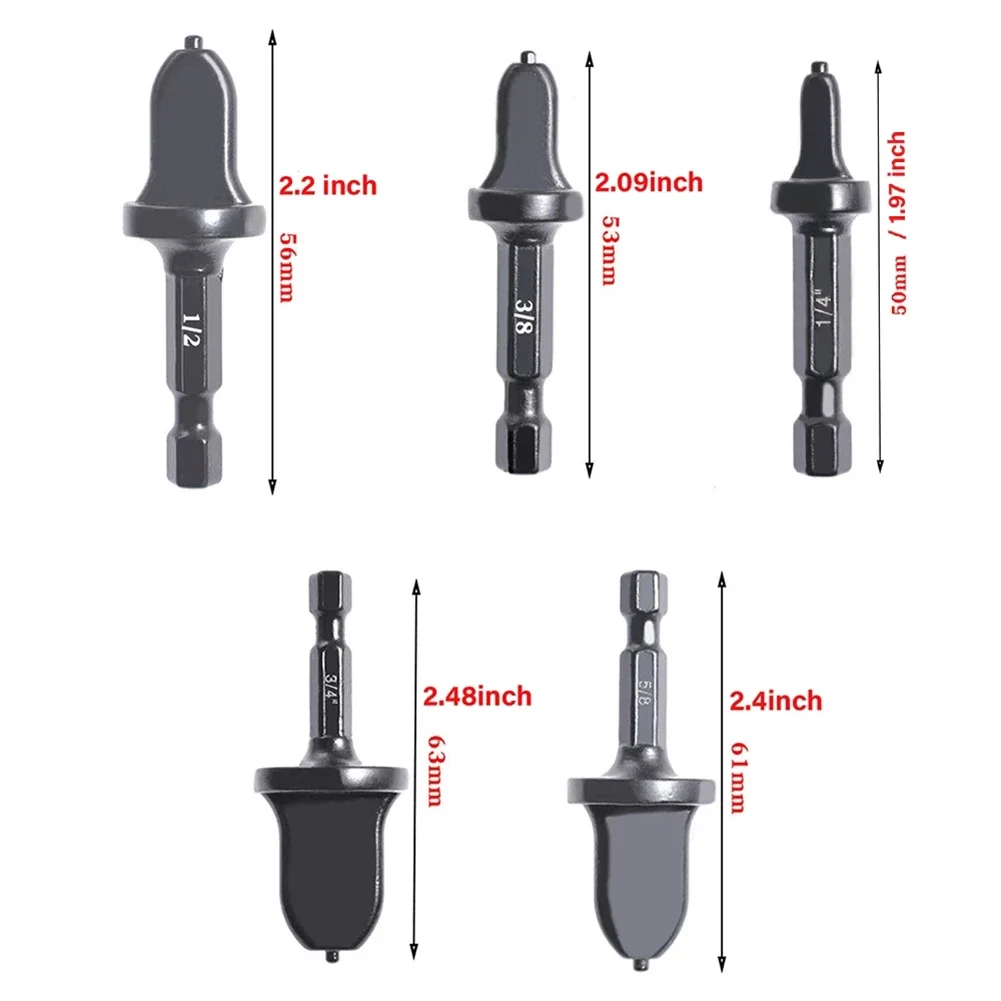 Imagem -04 - Imperial Tube Expander Hex Shank ar Condicionado Tubo de Cobre Broca Elétrica Swaging Ferramentas Flaring Pcs