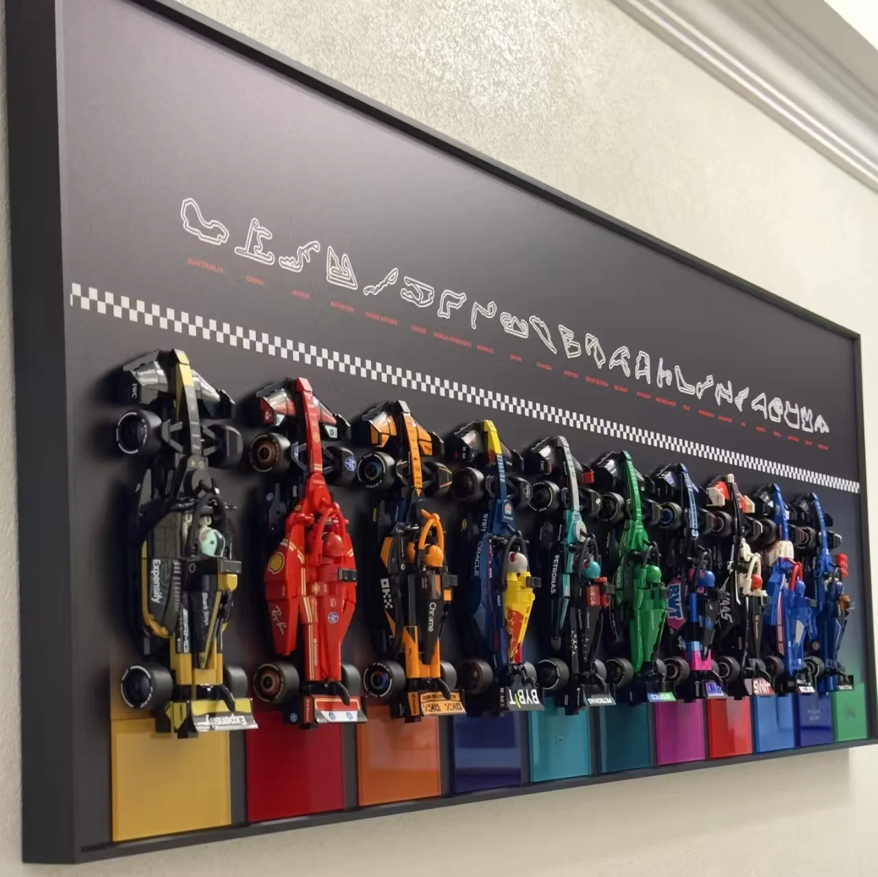 New 2026 Display Wallboard Suitable for LEGO Speed Champions F1 77252APXGP Wall Display Frame Wall Mount Display box Photo Frame - view 5
