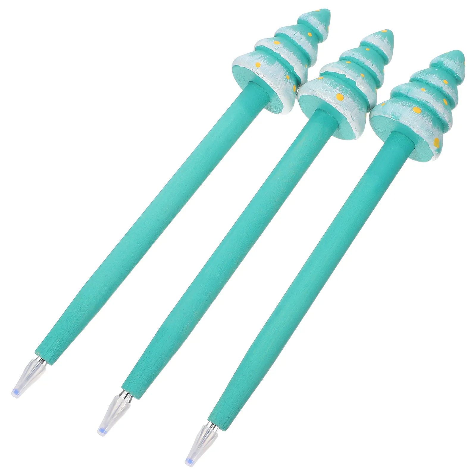 3 Pcs Cute Pens for Women Stationery Funny Christmas Novelty Cartoon Pattern Gel