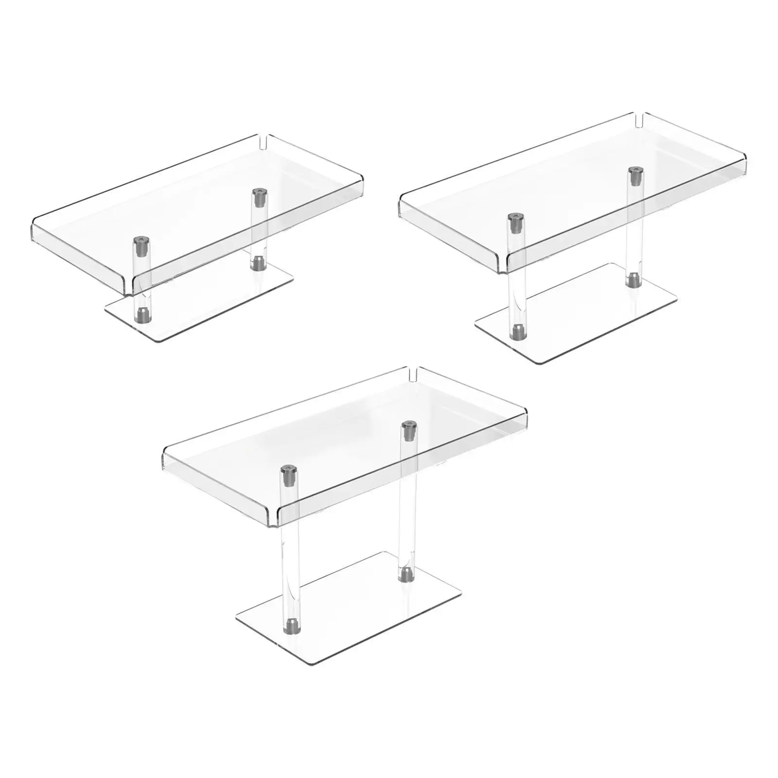 Sturdy Acrylic Cupcake Holder Clear Multifunctional Dessert Stand for Event Showcase Home Decor