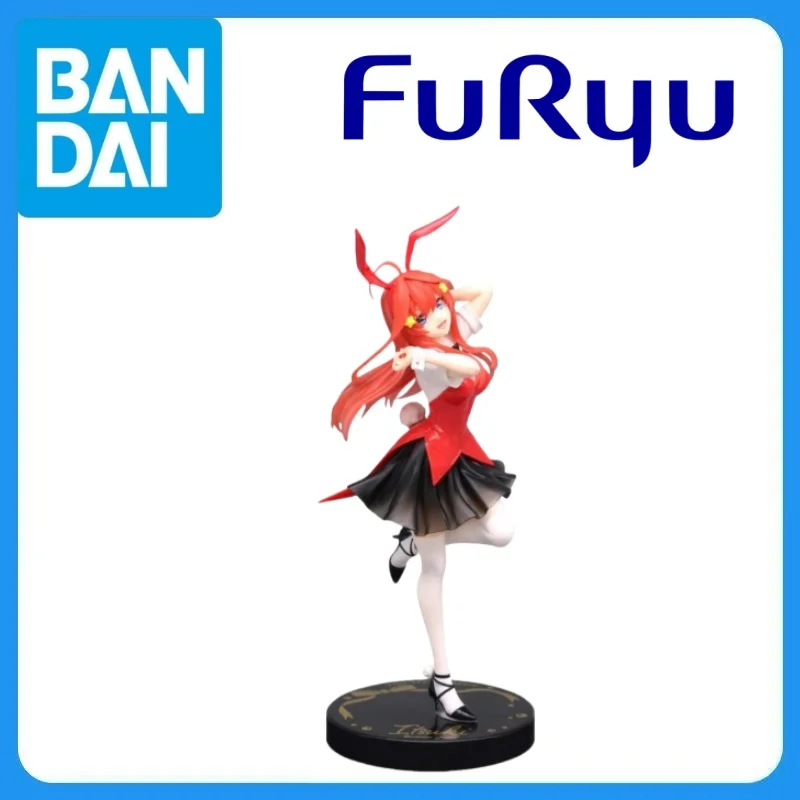 In Stock Genuine FuRyu Eiga Gotoubun No Hanayome Nakano Itsuki Trio-Try-iT Figure Color Bunny Ver Anime Cartoon Model Toys