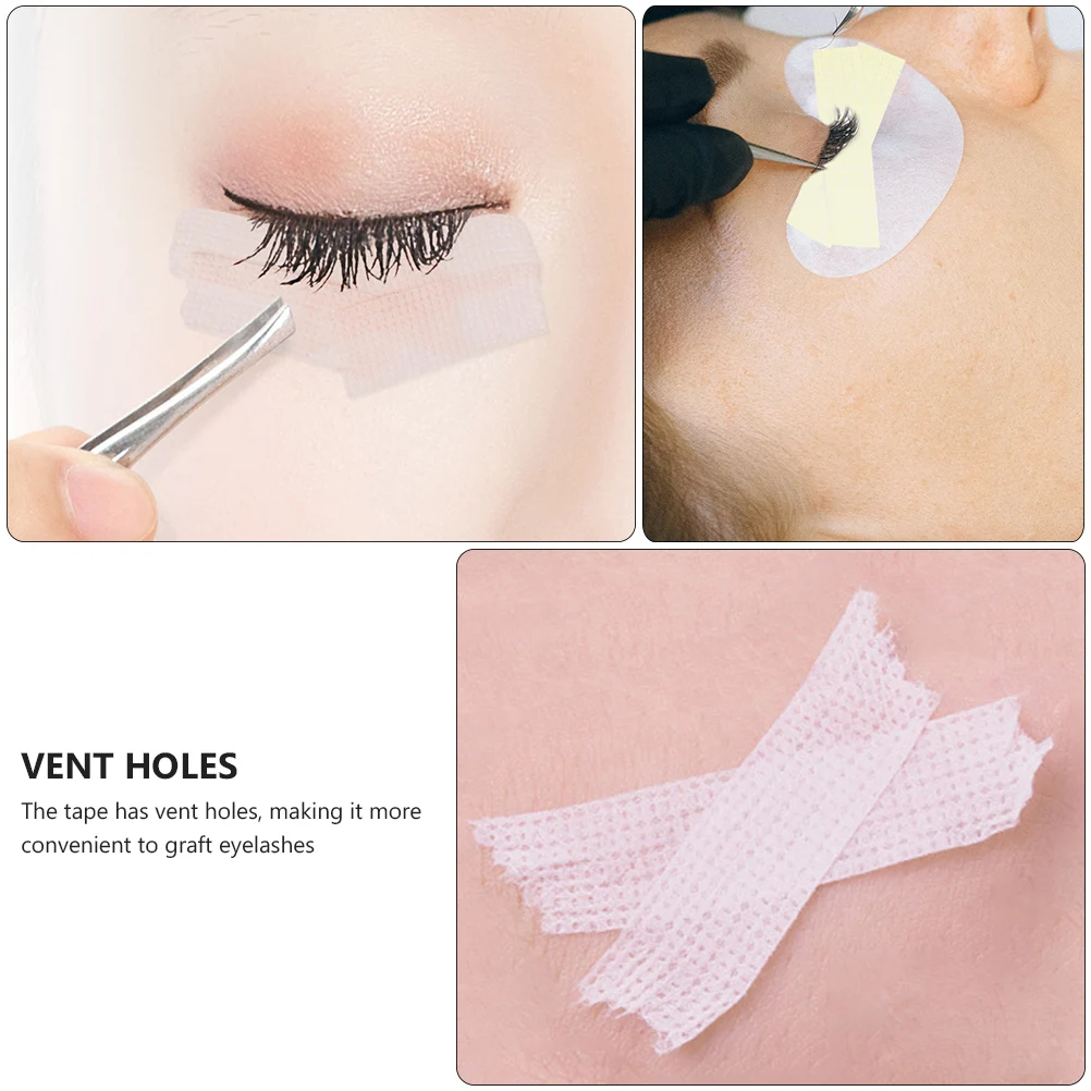 

Eyelash Extension Tapes Grafting Eyelash Isolation Patches Breathable Non-Woven Material Safe for Eyes and Skin Easy to Remove