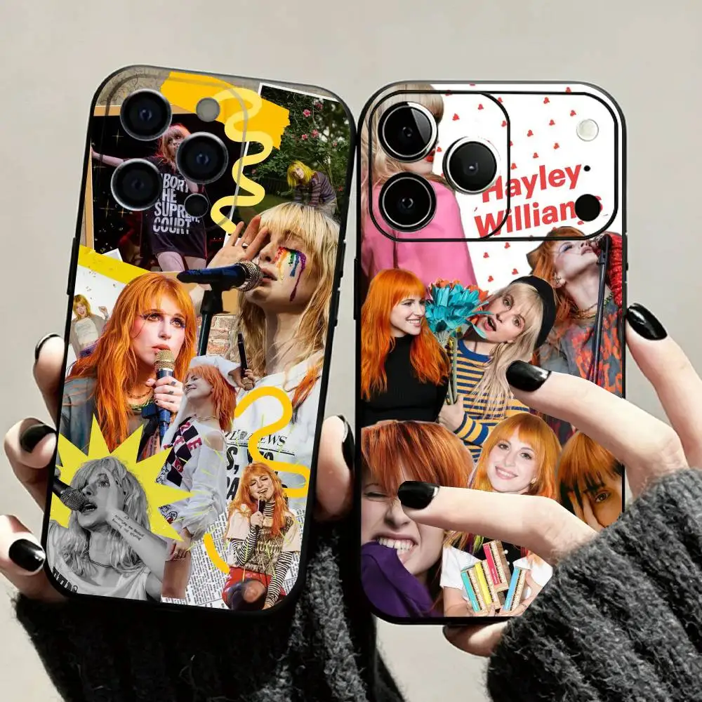 B-Band singer Hayley Williams Phone Case Silicone Soft For IPhone 18 17 16 15 14 13 12 11 X XR Plus Pro Max Plus Gift