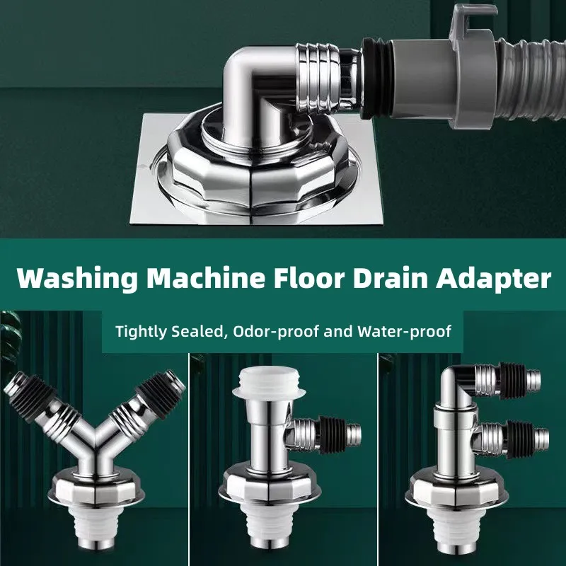 غسالة الطابق استنزاف مشترك مزدوج الغرض الأنابيب موصل غسالة صحون العالمي خرطوم محول المتاح فخ أداة #3