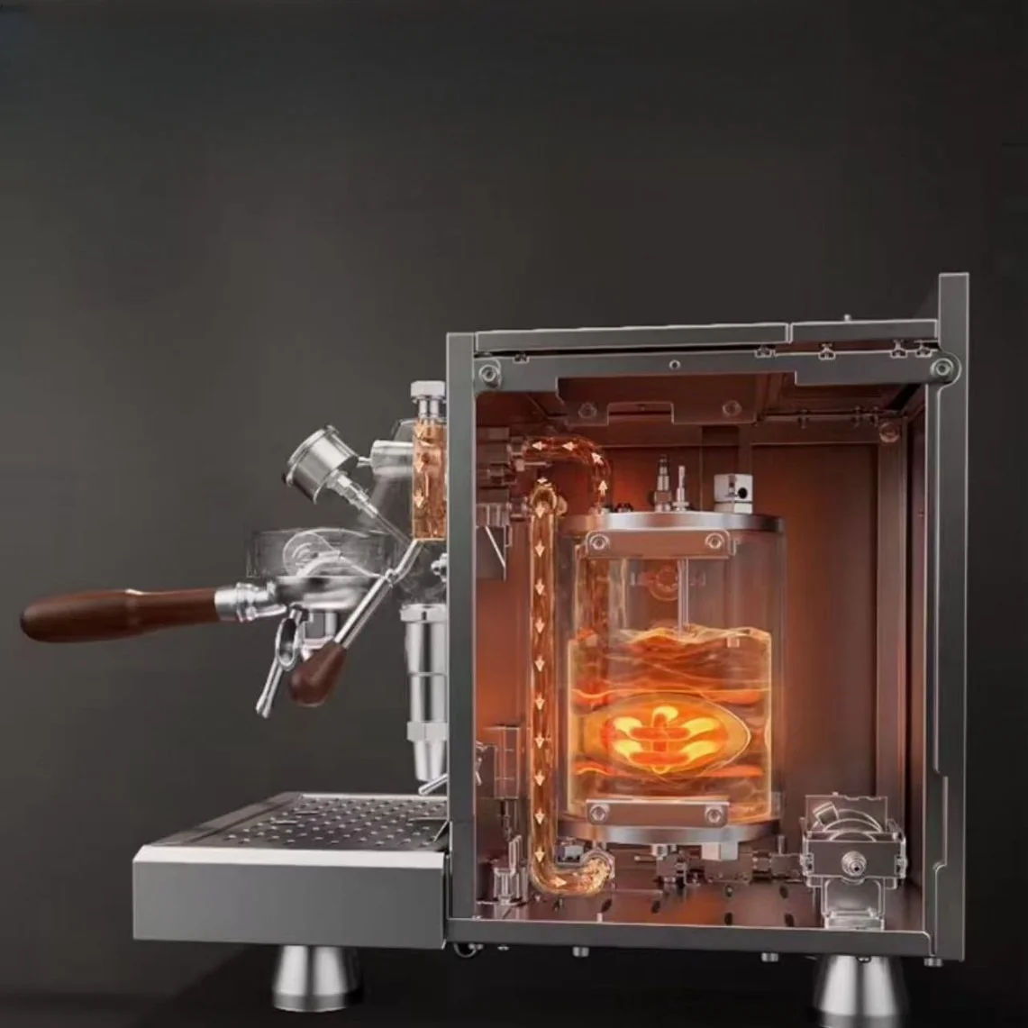 Semi-automatic coffee machine, commercial