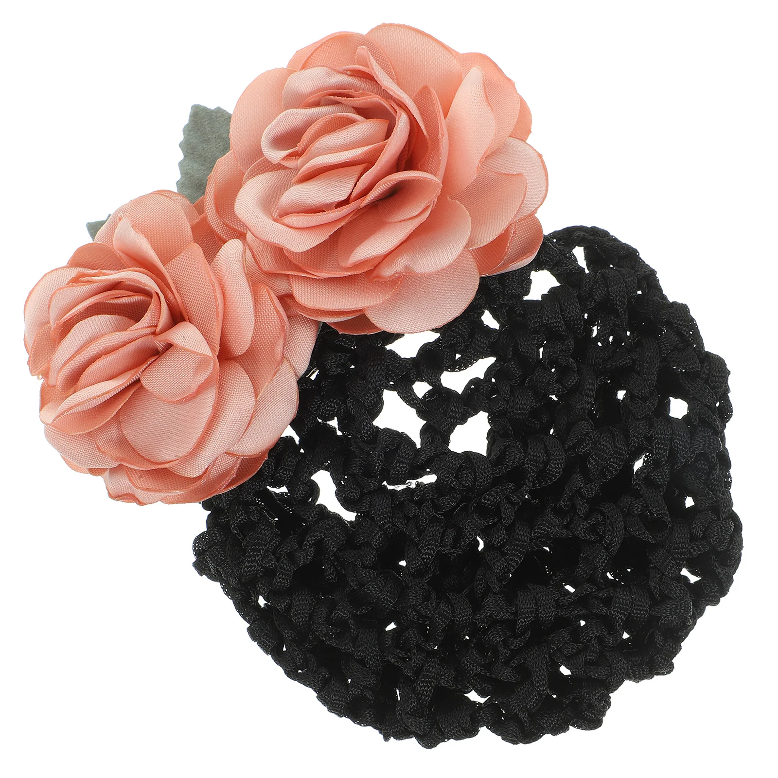 

Bun Hair Net Clip Clips Covers for Women Steamed Stuffed Wow Fabric Accessories
