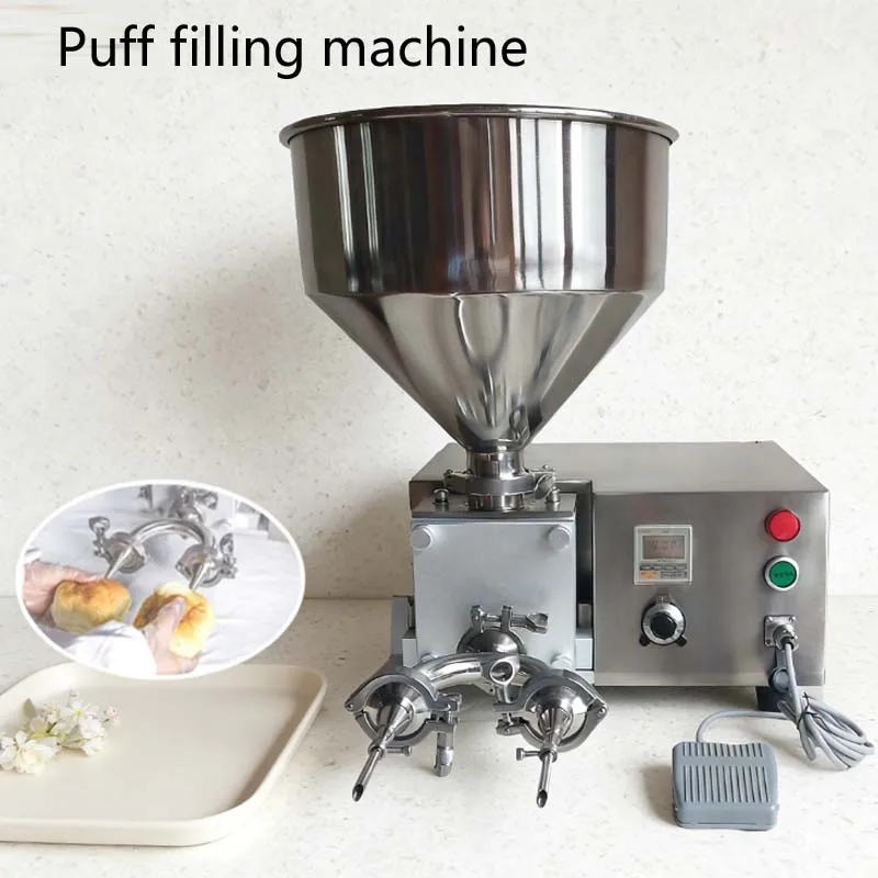 

Ручная машина для наполнения джемом и кремом, из нержавеющей стали, для хлеба или выпечки, с 3 насадками, 4.5 л