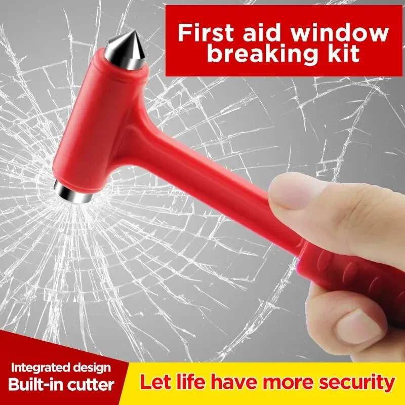 Multi-purpose Vehicle with Safety Hammer Escape Hammer Car Broken Windows Artifact Smashed Glass Truck-mounted Fire Rescue Hamme