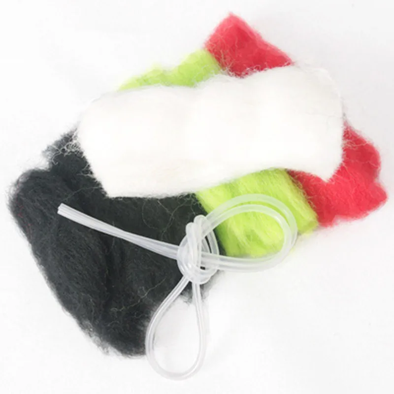 

Набор индикаторов поклевки для форели с шерстяной нитью и многоразовой силиконовой трубкой, регулируемый для медленных и быстрых течей