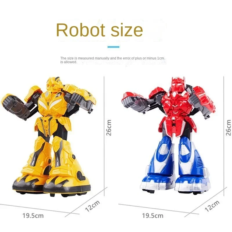 光と体性感覚制御を備えたバトルロボット,大きなダブルボクシング玩具,rcロボット,インタラクティブゲーム,親子向け,ギフト