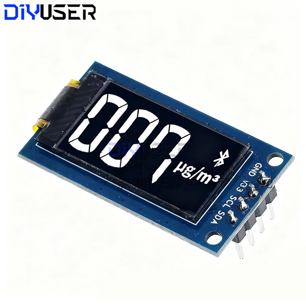 Écran OLED 0.96 pouces 64x128 SSD1107 SPI I2C, écran Vertical blanc pour Arduino Raspberry Pi ESP32