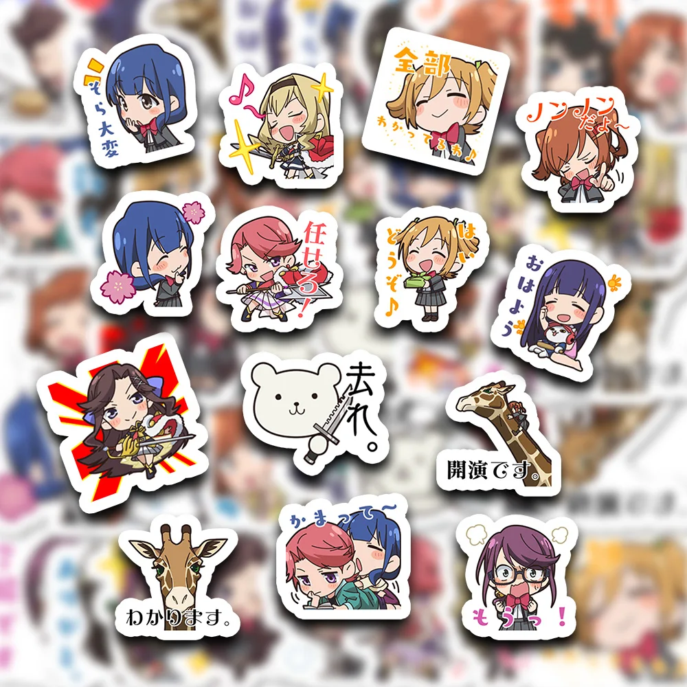 40 Stück niedliche Cartoon Revue Starlight Aufkleber DIY Tagebuch Laptop Telefon Gepäck Skateboard Graffiti Aufkleber Aufkleber Geschenk Spielzeug