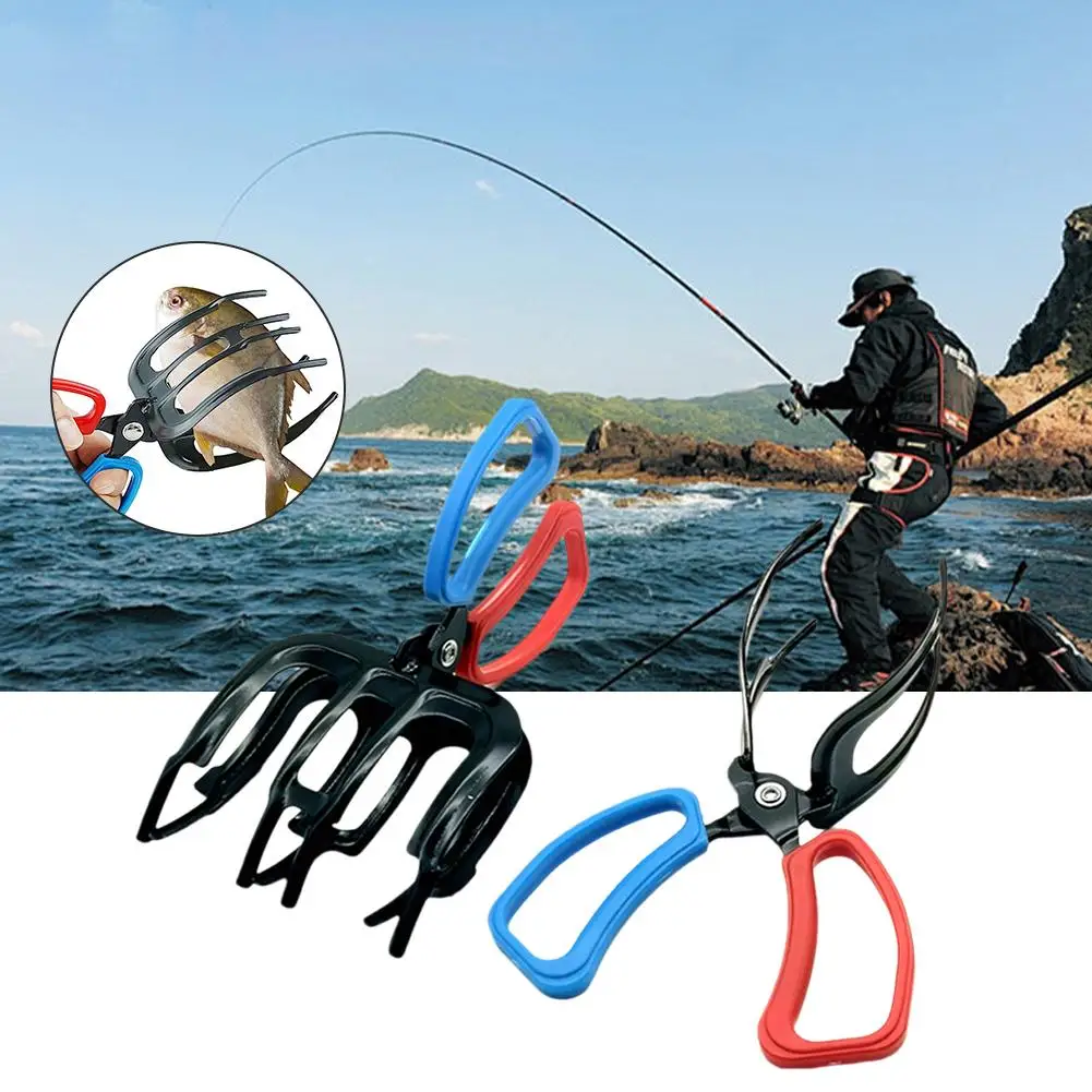 1/2pcs Metal Fish Fishing Pliers Fish Control Clamp Claw Gripper Accessories Tools Fishing Outdoor Fishing H4j7