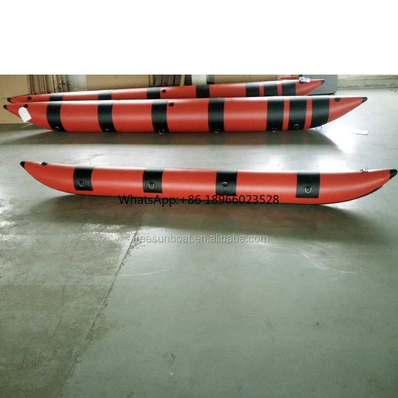 Customized 0.9mm 1.2mm single air chamber double air chambers PVC Pontoon PVC Float PVC Tube for DIY Water Bikes