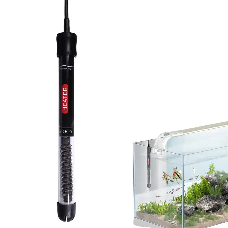Fish Tank Heating Rod Submersible Turtle Tank Heater Aquarium Tank Heater With Over-Temperature Protection For Freshwater And 1