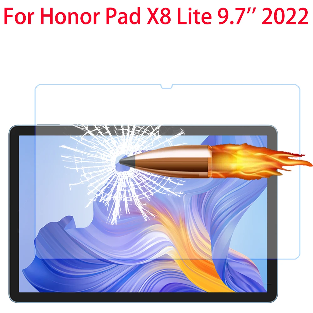 

9H Tempered Glass Screen Protector For Honor Pad X8 Lite 9.7 Inches 2022 Protective Film For Honor Pad X8 Lite Glass Guard