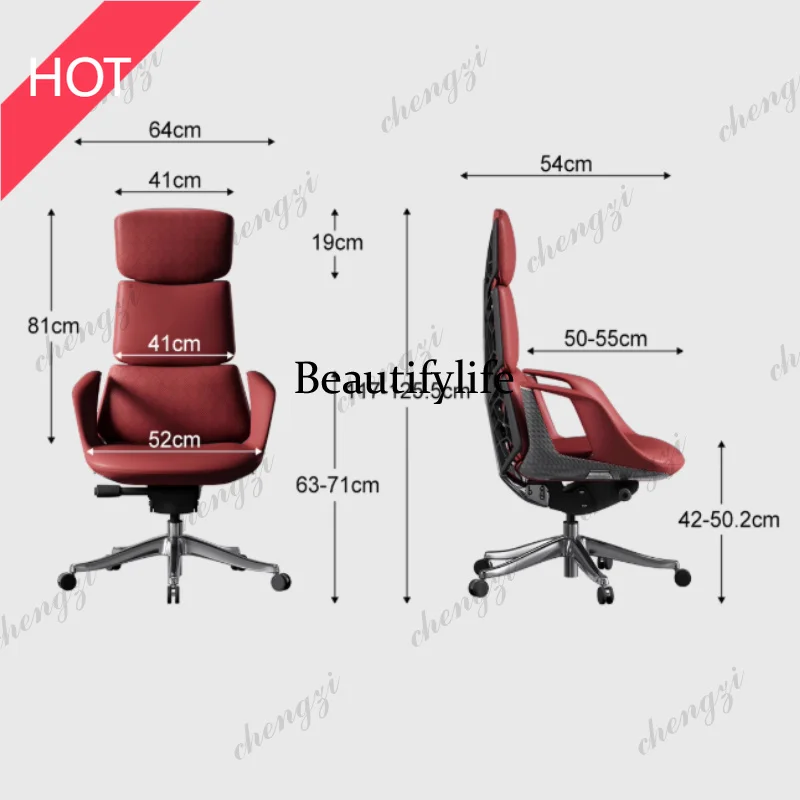 M07 TTT Modern Swivel Nordic Chair Office Leather Luxury Household Chaise Comfortable Chair Ergonomic Computer Fotel Gamingowy