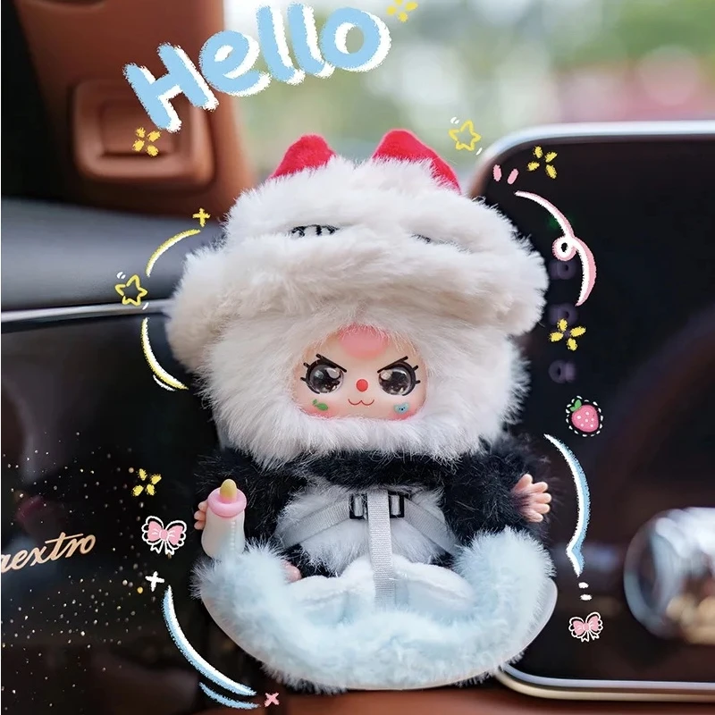 Детская слепая коробка с тремя автомобилями, дорожный компаньон, милая плюшевая кукла, украшение для автомобиля, рюкзак, подвеска, украшение, загадочный подарок