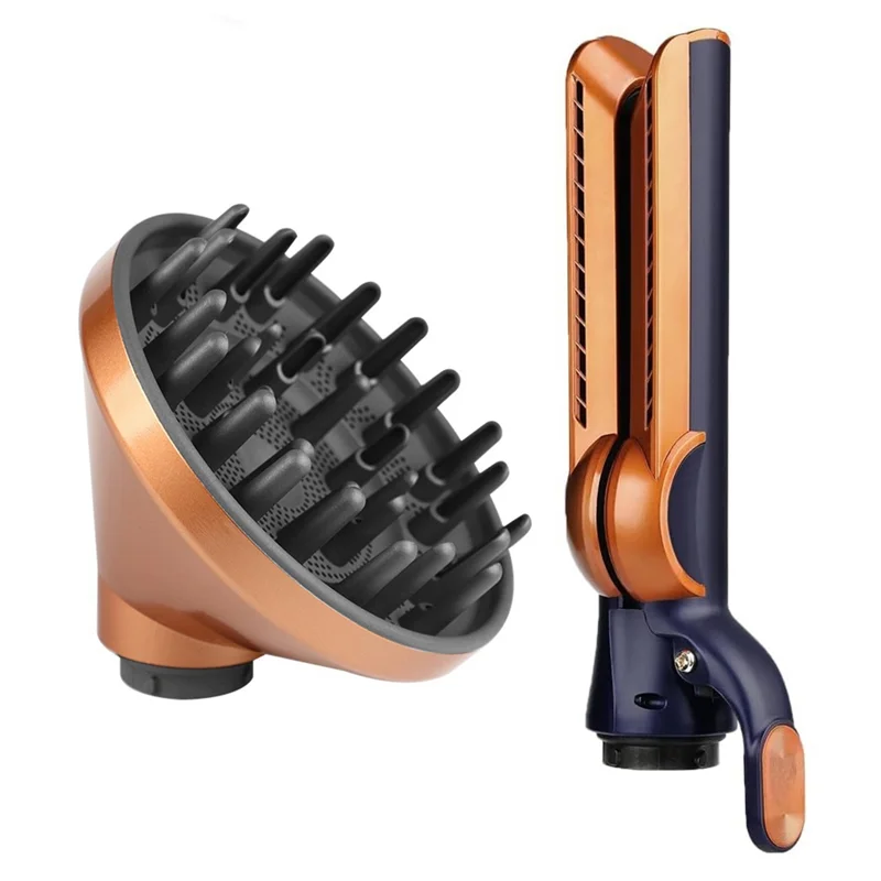 

Efficient-For Dyson Airwrap Styler HS01 HS05 HS08 Compatible Large Diffuser& Airflow Attachment Hair Dryer Nozzle Set A