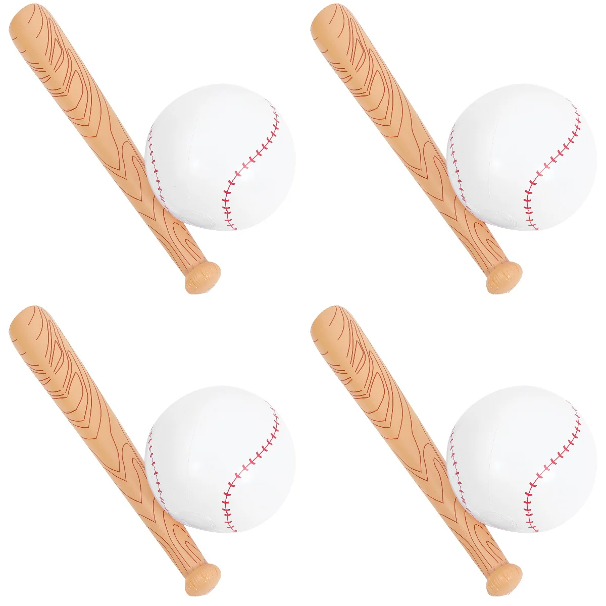 

Inflatable Baseball Bat Small Plastic Sports Cheering Toy Party Favors Stick Props Toys