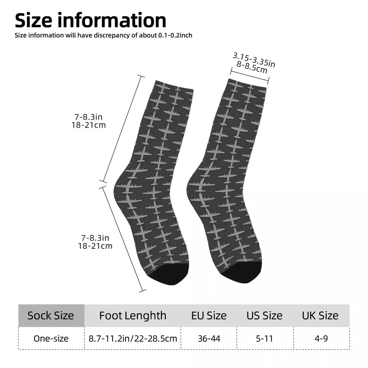 C-130 Hercules Socks Harajuku Super Soft Stockings All Season Long Socks Accessories for Unisex Gifts