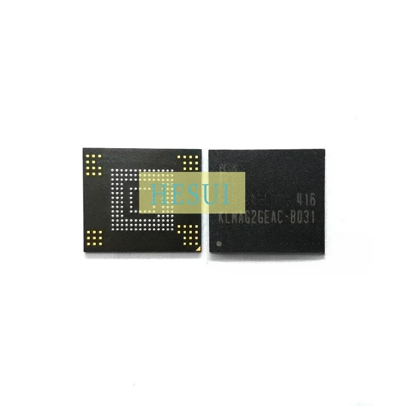 Used&Not NEW&Send after Measure KLMAG2GEAC-B031 eMMC storage hard disk, flash running IC new life 0-10