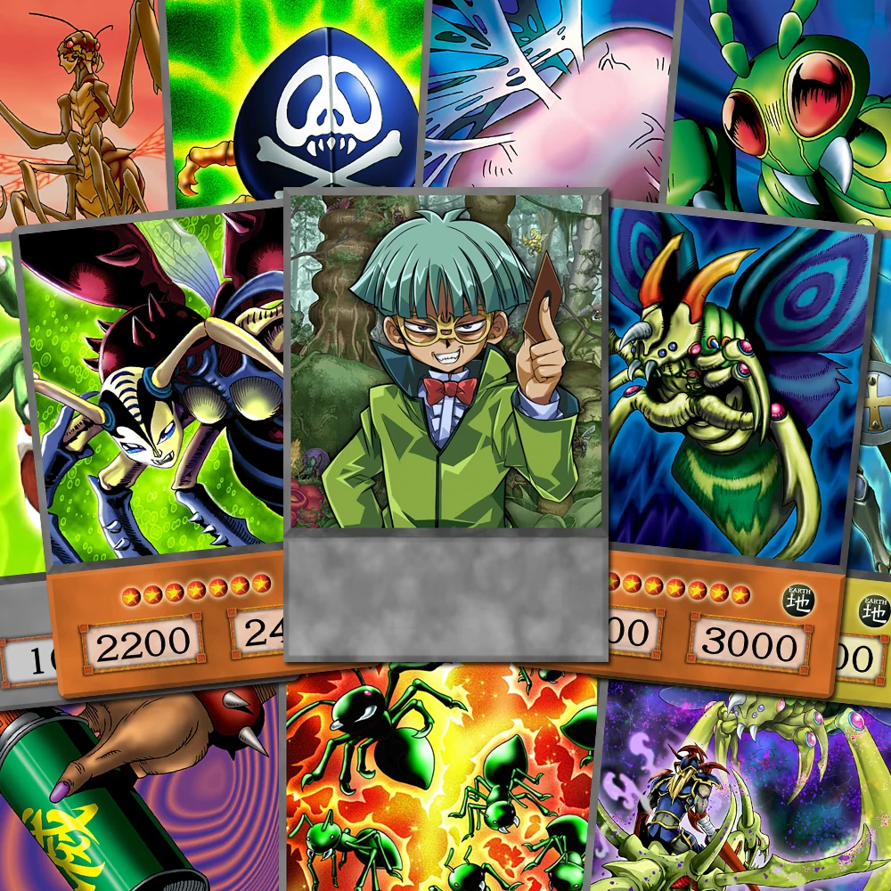 

50pcs/set Weevil Underwood Insect Themed Orica Anime Style Game Collection Paper Cards