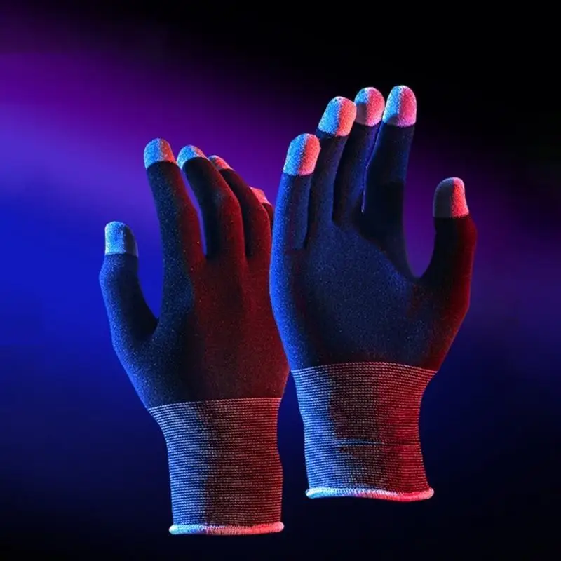 Spiel-Spielhandschuh, hochempfindliche Gaming-Fingerärmel, schweißhemmend, atmungsaktiv, warm halten, kompatibel mit E-Sports, 1 Paar – Detail 8