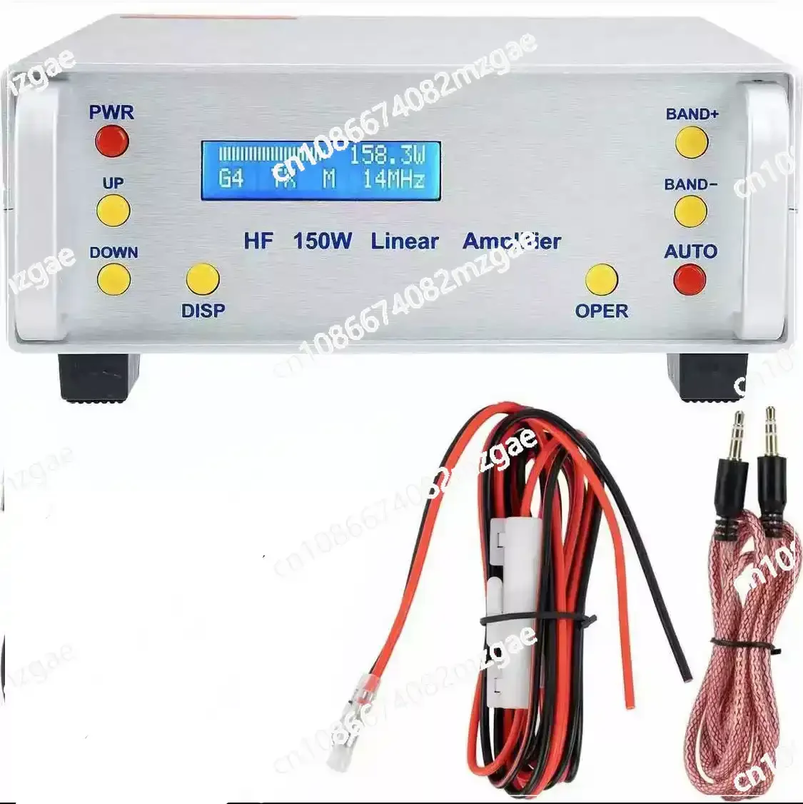 For FM AM SSB CW FT8 SDR IC705 Transceivers Frequency Band Switch Gain RS-928 150W HF Power Amplifier 0.5-30Mhz Half Duplex