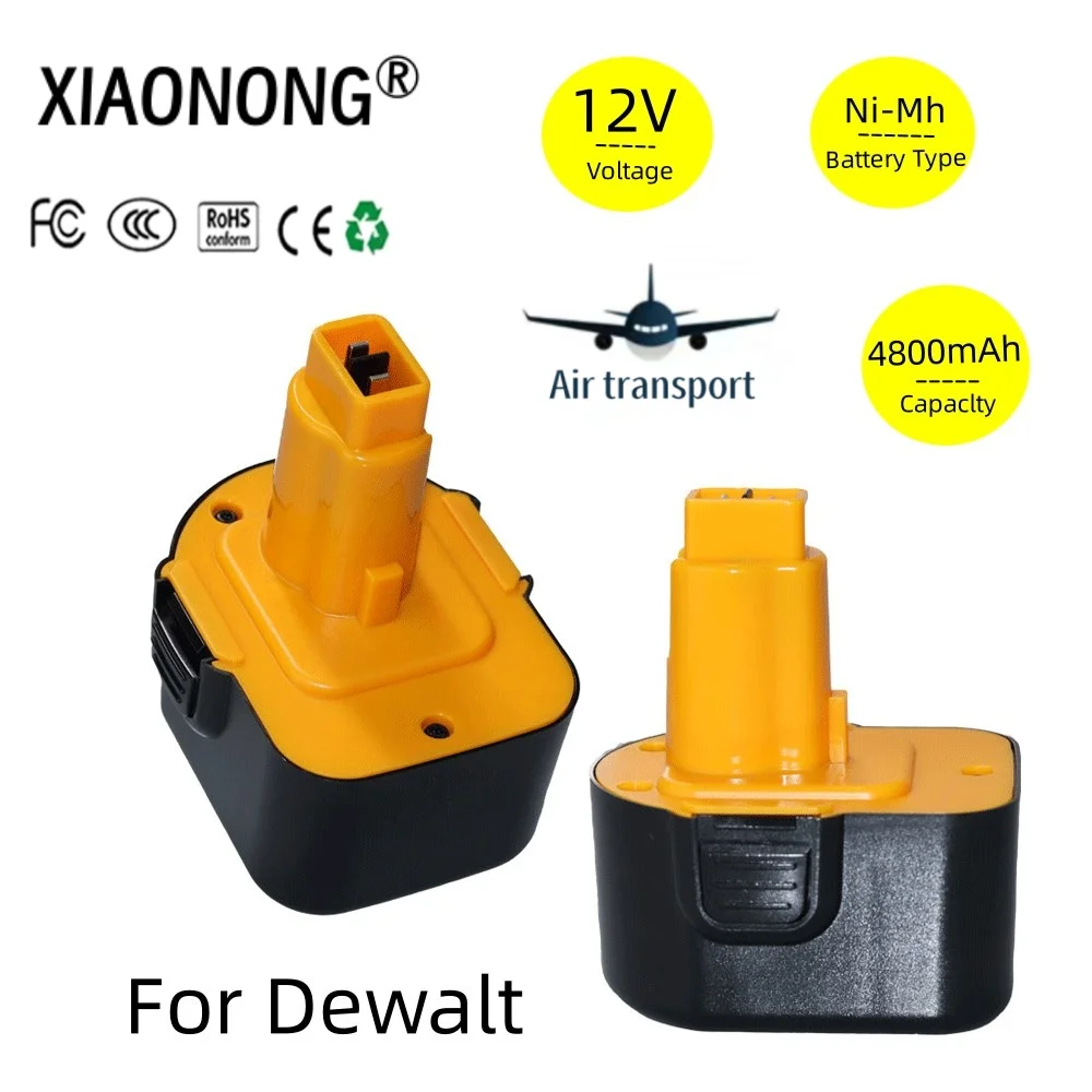 Neue 12V 4800mAh Werkzeug akku für Dewalt DE9074 DC9071 DE9037 DE9071 DE9075 DW9071 DW9072 DW9074 DC727 DC756 DC980 DC981 DW051