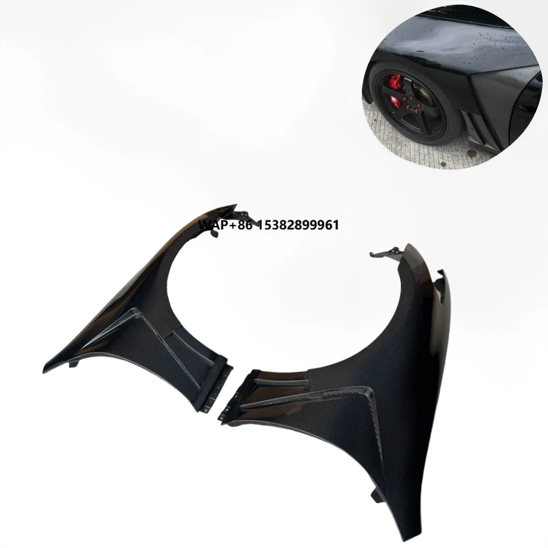 

Vented Front Fender Carbon Fiber for Infiniti G37 2008-2013 2-Door (No Light Hole) Direct Fit High Strength
