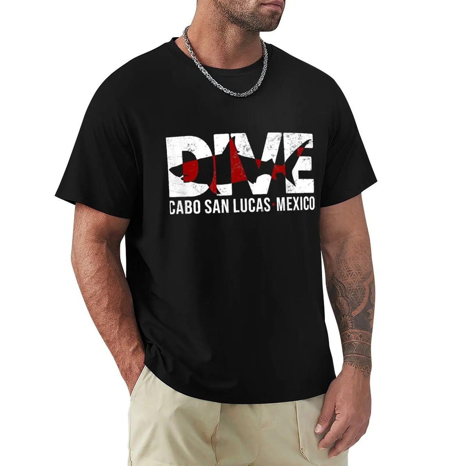 Camiseta DIVE Cabo San Lucas México SCUBA DIVING Diver Copy, camiseta para festival de verano