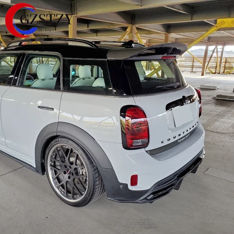 

Для MINI COUNTRYMAN F60 2017-2023 углеродное волокно/FRP черный спойлер на крышу заднее окно крыло комплект кузова гоночные аксессуары отделка