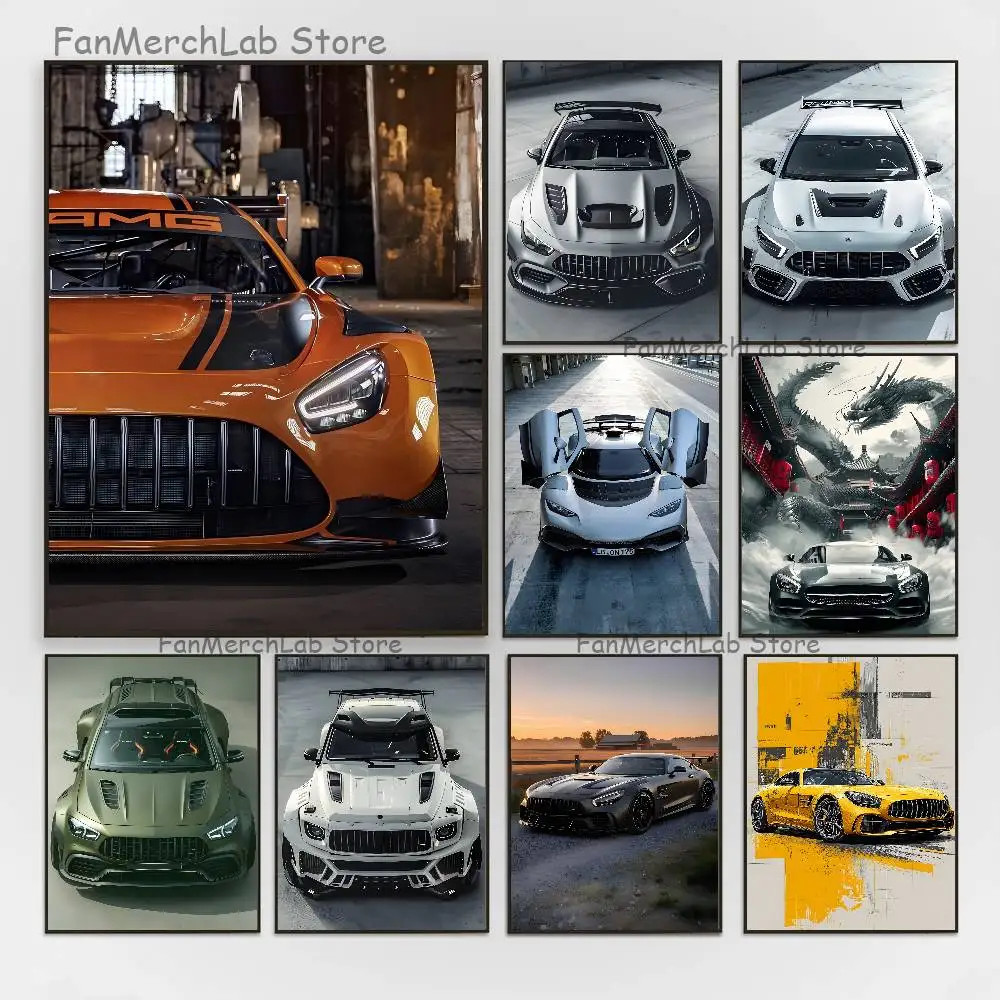 

Cool Domineering M-Mer-ce-des-ES Poster Prints Wall Art Picture Painting Gift Living Room Restaurant Bar Large Dec Sticker