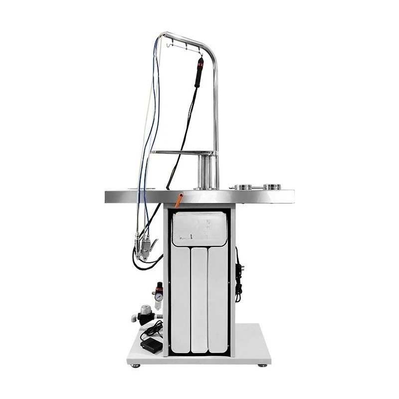 Multifunctional stain removal table, dry cleaner laundry washing dehumidification and stain removal table equipment