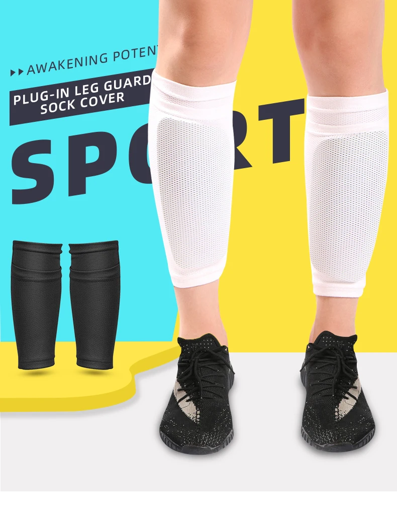 Breathable Calf Compression Sleeve Professional High-quality shin guard socks football Soccer For Men Children Basketball
