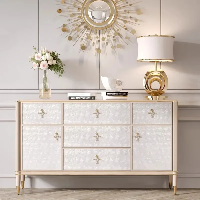 Gold Luxury Modern Cabinets Display Fashion Storage Living Room Storage Cabinets Drawer Italian Meuble Rangement Home Furniture