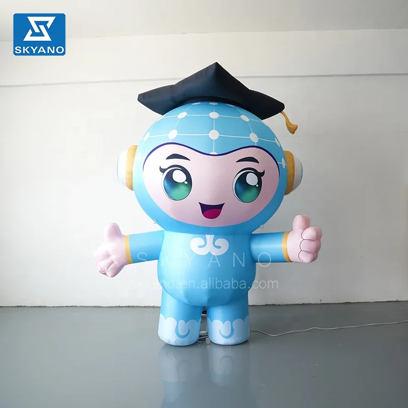 Inflatable  School Education Mascot Cartoon Character Costume