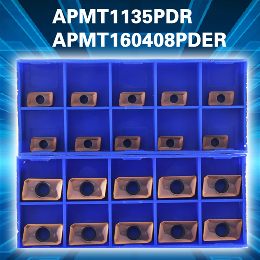 NEW Carbide milling insert APMT1135PDR APMT160408PDER YBG202 YBG205 100% original  APMT1135 APMT1604 Carbide insert