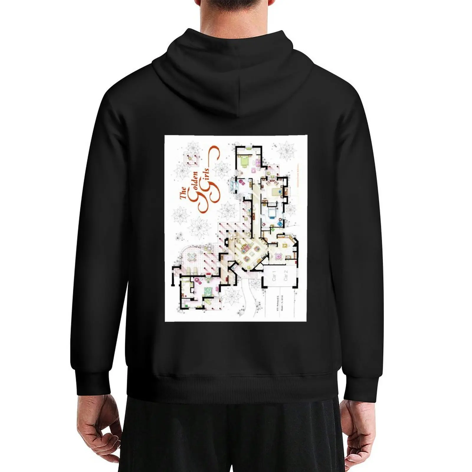 

Floorplan from THE GOLDEN GIRLS Hoodie winter clothes japanese style men's sweat-shirt men's clothes man hoodie