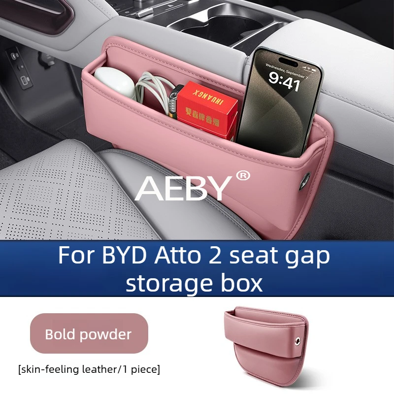 AEBY para BYD Atto 2 Smart Driving Edition 2024-2025 organizador de espacio de asiento, accesorio de consola central, compartimento de almacenamiento oculto