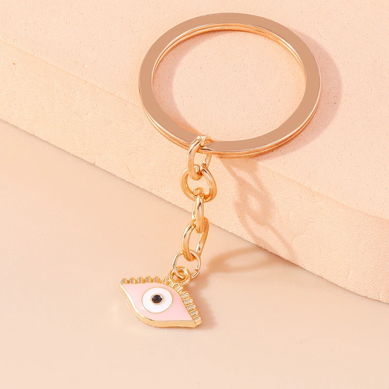 Retro Legierung Türkische Glück Böse Augen Schlüsselbund Hamsa Hand Schlüssel Ring Anhänger für Frauen Mädchen Handtasche Dekor DIY Schmuck Geschenke – Detail 20