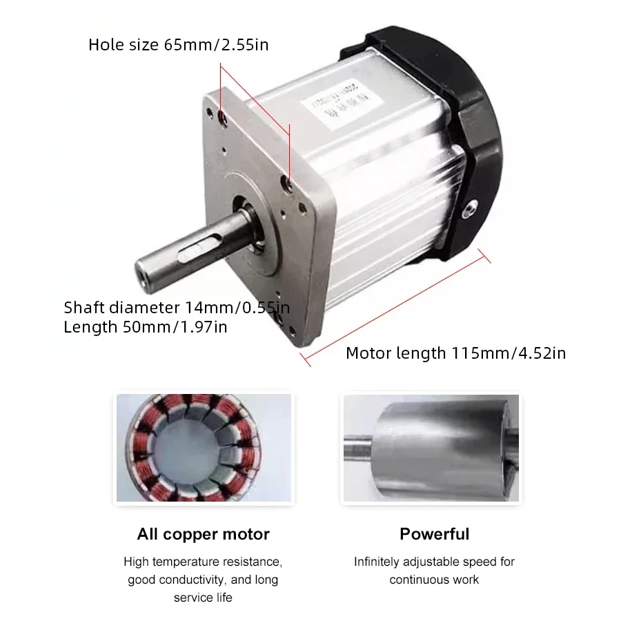 Brushless Servo Motor 600W/800W 220V/110V Driver Brake Controller Kit Adjustable Controller for Lathe Belt Sewing Machine