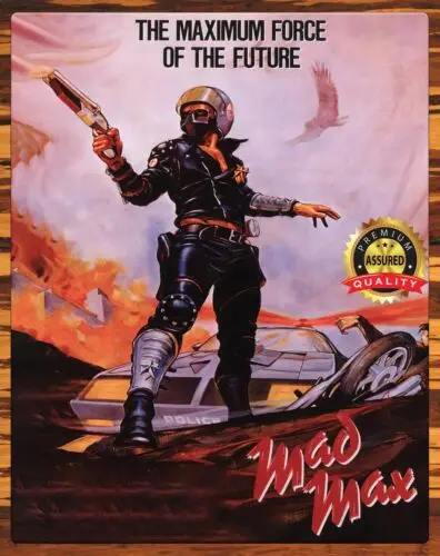 Mad Max - 1979- Movie Poster - Metal Sign