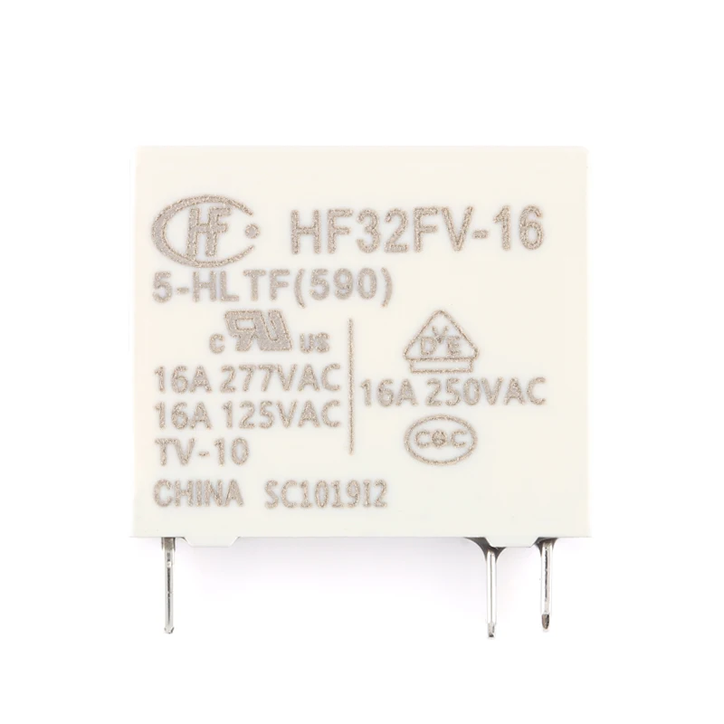 1pcs Power Relays HF32FV HF32FV-16 HF32FV-16-5-HLTF HF32FV-16-12-HLTF HF32FV-16-24-HLTF DC 5V 12V 24V 16A 250VAC 4PIN NO Relay