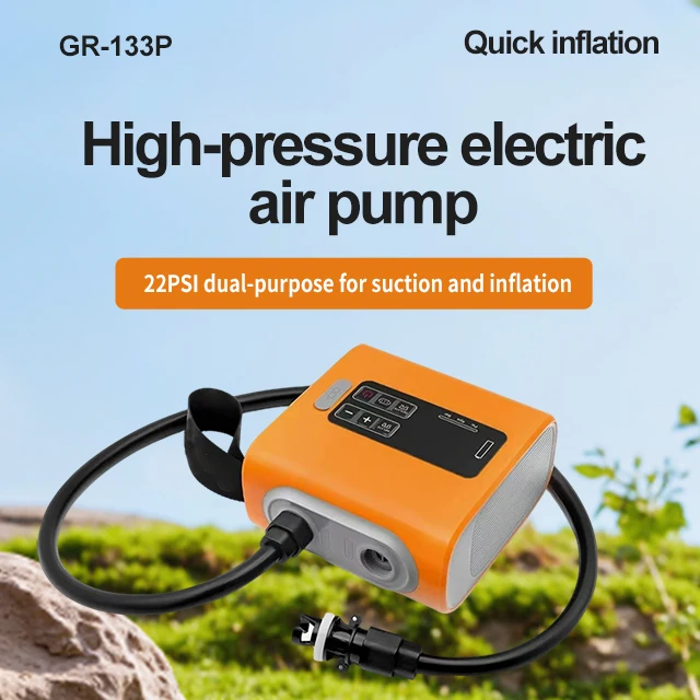 Wireless Rechargeable Air Compressor Dual Use Electric Inflation Device For Kayak SUP Paddle Board Tent Outdoor Travel Gear