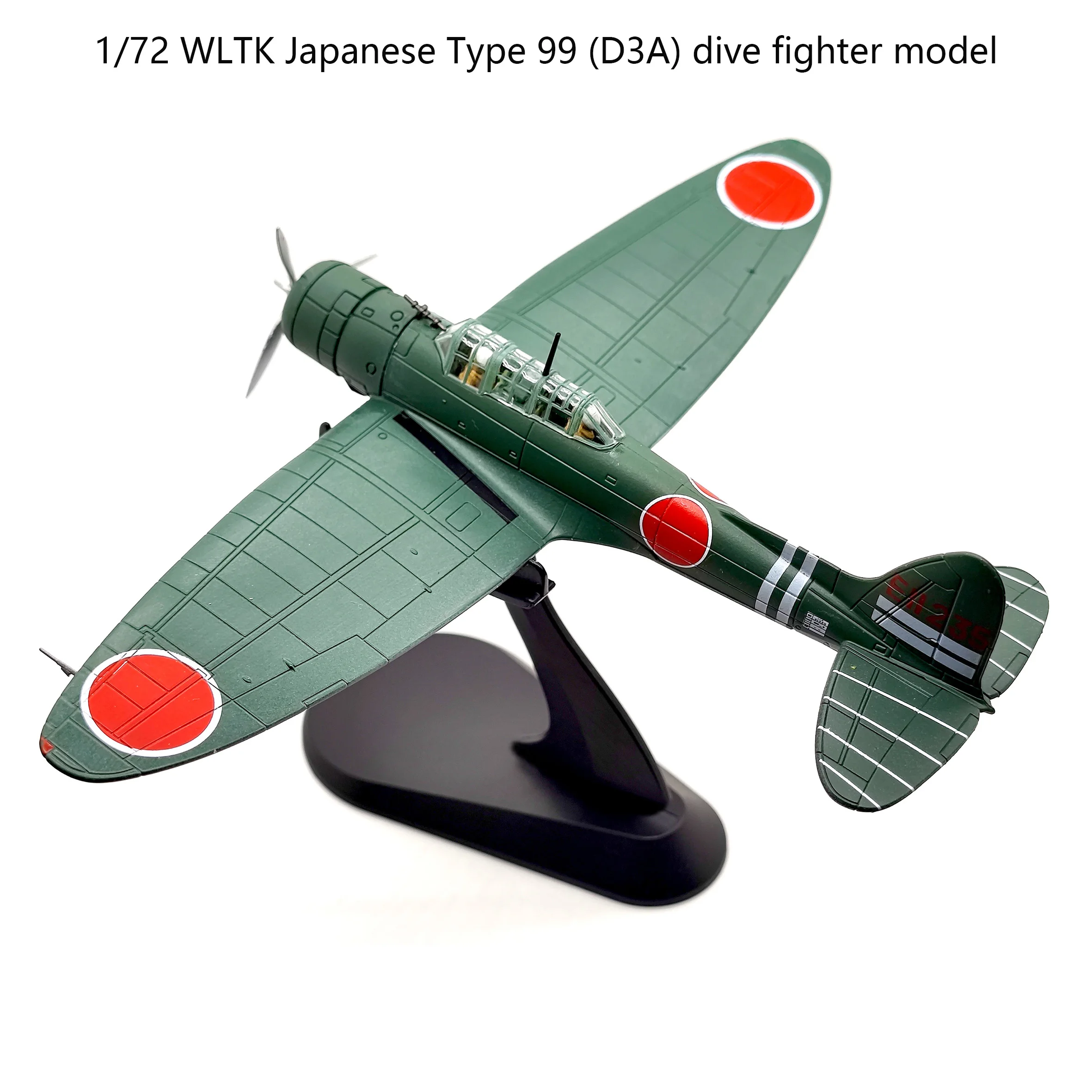 1/72 WLTK modello giapponese di raccolta di prodotti finiti in lega modello 99 (D3A) dive fighter