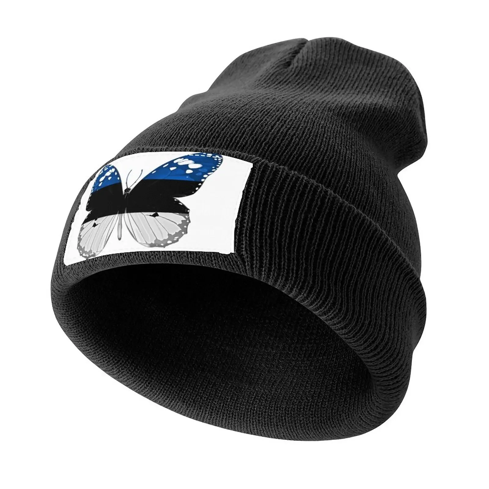 

Butterfly Flag Of Estonia - Gift For Estonia,Estonia flag,Butterfly Knitted Cap summer hat Beach Men's Women's