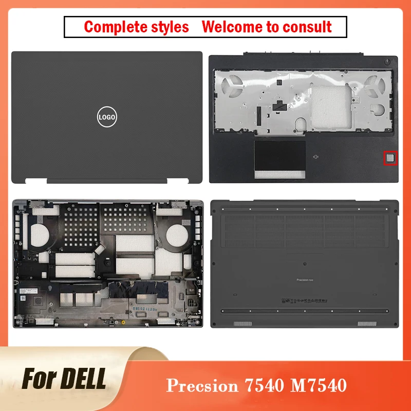 New For Dell Precsion 7540 M7540 Laptop LCD Back Cover Palmrest Lower Bottom Case Door Cover Panel 0VTMHT 015HJ5 056FGF M7540